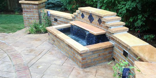 Backyard Patio Fountain