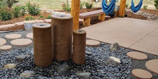 Cylinder Water Feature Denver