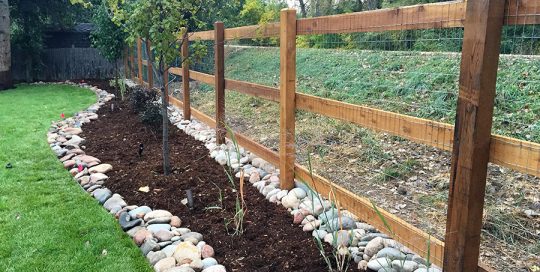 Colorado Wood Post Fence