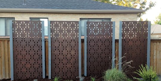 Modern Metal Outdoor Screens